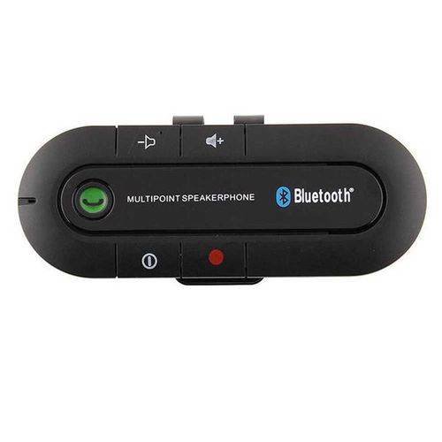Wireless Bluetooth Multipoint Speakerphone Speaker Car Kit Sun Visor