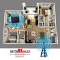 HDTV 1080P Antenna Indoor HD Digital TV Antenna w/ 80 Miles Range Amplifier
