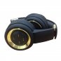 Wireless Bluetooth Headphone Head Mount Headset With Radio Microphone Gold