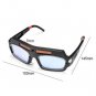 Solar Powered Auto Darkening Welding Mask Helmet Eyes Goggle Welder Glasses Kit