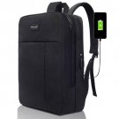 waterproof USB Charging Port and Headphone Fit Under 17-Inch Laptop Business  Black