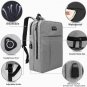 waterproof USB Charging Port and Headphone Fit Under 17-Inch Laptop Business  Grey