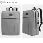 waterproof USB Charging Port and Headphone Fit Under 17-Inch Laptop Business  Grey