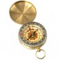Pocket Brass Watch Style Military Army Compass Camping Hiking Outdoor Keychain
