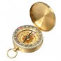 Pocket Brass Watch Style Military Army Compass Camping Hiking Outdoor Keychain