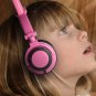 Cartoon Cat Ear Shape Headphone with Glowing Lights Wired Headband for Children