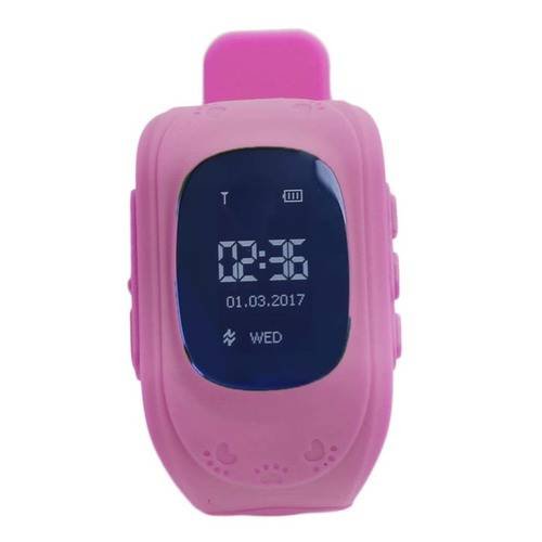 Profession Q50 OLED Display Children Kids Smart Wrist Watch GPS Tracker Watch Pink