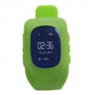 Profession Q50 OLED Display Children Kids Smart Wrist Watch GPS Tracker Watch Green