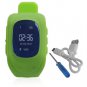 Profession Q50 OLED Display Children Kids Smart Wrist Watch GPS Tracker Watch Green