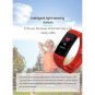 Blood Pressure/Oxygen Heart Rate Fitness Tracker Smart Bracelet Watch Y5   Red