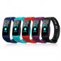 Blood Pressure/Oxygen Heart Rate Fitness Tracker Smart Bracelet Watch Y5   Red