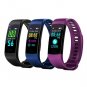 Blood Pressure/Oxygen Heart Rate Fitness Tracker Smart Bracelet Watch Y5 Purple