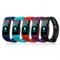 Blood Pressure/Oxygen Heart Rate Fitness Tracker Smart Bracelet Watch Y5  Black