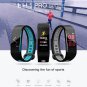 HL1 Smart Bracelet Watch For Blood Pressure/Oxygen Heart Rate Fitness Tracker Blue