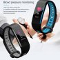 HL1 Smart Bracelet Watch For Blood Pressure/Oxygen Heart Rate Fitness Tracker Blue