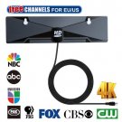 Digital Indoor TV Antenna HDTV DTV Box Ready HD VHF UHF Flat Design High Gain EU plug