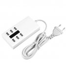 EU Plug 7.2A Output 6 Ports USB Charger for Smart Phone for Camera
