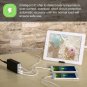5V 8A 5 Ports USB Charger Phone Charger Adapter Charging Smartphone EU Plug Black