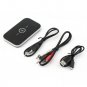 2 In 1 Wireless Stereo Audio Bluetooth Transmitter Receiver Adapter Black