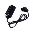 D-Tap Male/4-Port D-Tap Female Cable Splitter for Anton Bauer V-mount Battery