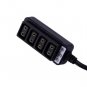 D-Tap Male/4-Port D-Tap Female Cable Splitter for Anton Bauer V-mount Battery