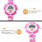 Children Student Watch Flower Pattern Wristwatch Casual Lovely Colorful Kids