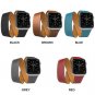 Genuine Leather Replace Wrist Strap Watchband With Adapters For Apple Watch iWatch 38mm  Black