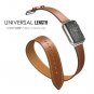 Genuine Leather Replace Wrist Strap Watchband With Adapters For Apple Watch iWatch 38mm  Brown
