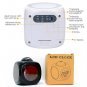 Digital Alarm Clock Multifunction With Voice Talking LED Projection Temperature  Black