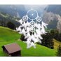 Dreamcatcher Wind Chime White Feather Dream Catcher Car Hanging Decoration Gift