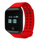 Smart Bracele Fitness Tracker IP67 Waterproof for Android Smartphone 96 × 64 OLED Display  Red