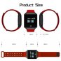 Smart Bracele Fitness Tracker IP67 Waterproof for Android Smartphone 96 &Atilde;� 64 OLED Display  Red