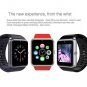 GT08 Smart Watch With Camera Function Wristband Bluetooth Man Woman Wristwatch Red-golden