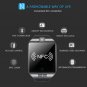 Bluetooth Touch Screen Q18 Smart Watch For Android mobiles iPhone X 8 Sim Card Black