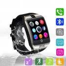 Bluetooth Touch Screen Q18 Smart Watch For Android mobiles iPhone X 8 Sim Card Silver