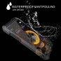 For iPhone X Waterproof +3 Camera Lens Shockproof Metal Case Back Cover
