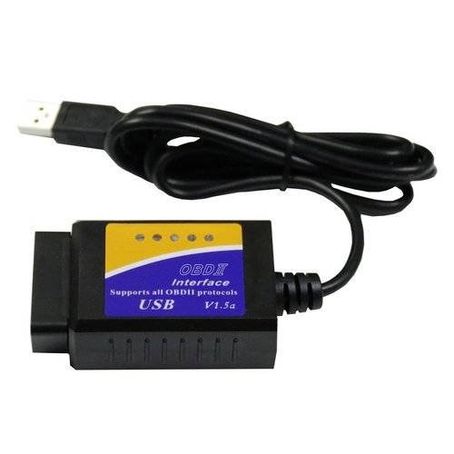 V04HU-1 Vehicle Car Diagnostic Scanner Code Reader USB Interface Support OBDII