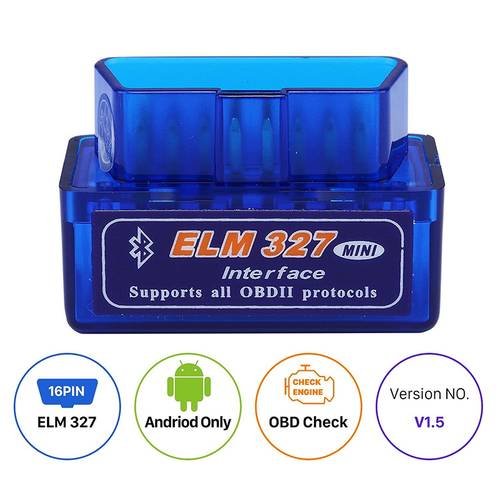 Mini OBD2 OBDII ELM327 v2.1 Car Diagnostic Tool Protocols Scanner