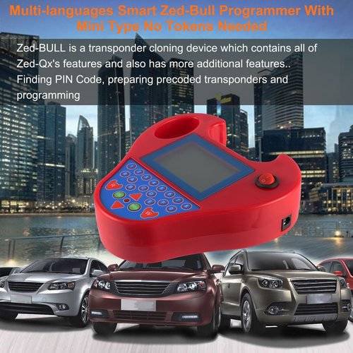 Multi-languages Smart Zed-Bull Programmer With Mini Type No Tokens Needed