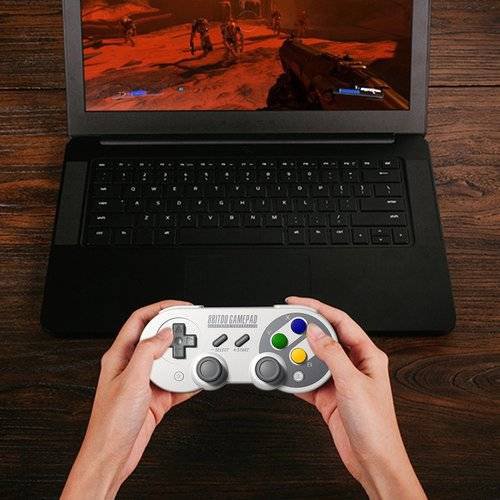For 8Bitdo SFC30 Pro Wireless Bluetooth Game Controller Dual Classic Joystick