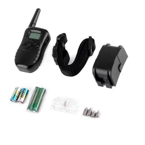 Waterproof 300M 100LV LCD Remote Dog Pet Training Collar Shock Vibrate