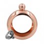 Booze Smuggle Bracelet Bangle Flask Alcohol Liquor Whisky Hip Festival Jewelry Rose Gold