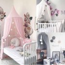 Kids Baby Bedcover Bed Canopy Mosquito Net Tent Chiffon Curtain Bedding Dome Pink