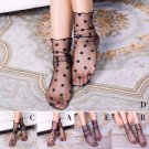 5 Pair Women Ruffle Fishnet Ankle High Socks Mesh Lace Short Socks Summer Socks