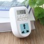 Digital Energy Saving Timer Programmable Electronic Timer Plug EU display