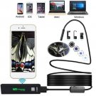 1200P HD WiFi Inspection Camera Endoscope 3.5m Tube 8mm Waterproof 8 LED Lens