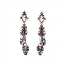 New Retro Alloy Star Insect Skull Rhinestone Earrings Rare Jewel