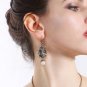 New Retro alloy star Insect skull pearl earrings rare jewelry