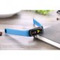Smart Bracelet Watch Heart Rate Monitor Blood Pressure Fitness Tracker Blue