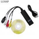 Black USB 2.0 Video Capture Card Converter PC Adapter TV Audio DVD DVR VHS